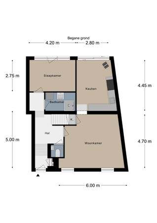 Floorplan - Kerkstraat 29G, 6286 CA Wittem